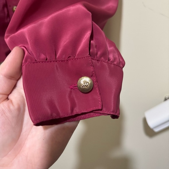 Women’s Vintage H.E.R 80’s Button Down Long Sleeve Collared Blouse Size Large - Picture 10 of 16